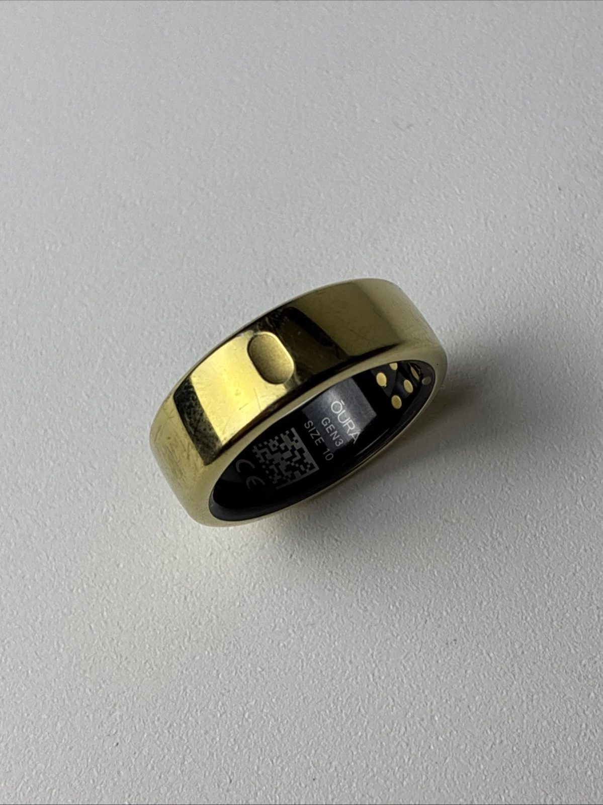 Oura Ring Gen3 Horizon Size 10 - Gold Ring Only - For Parts - Won't Pair
