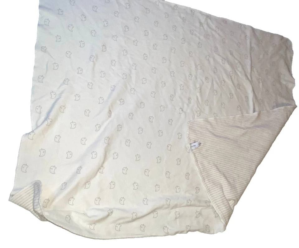 !WOW! Baby GAP Brannan Bear 2013 estrellas y rayas jersey tejido cuna manta Foto 3 de 4