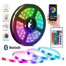 5V USB LED Strip Light 5050 RGB Color Changing with 24Key Remote Backlight