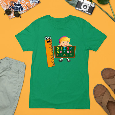 Süßes Kinder Mathe Lernen T-Shirt Zahlen Tag Veranstaltung Mathelehrer Schüler Geschenk
