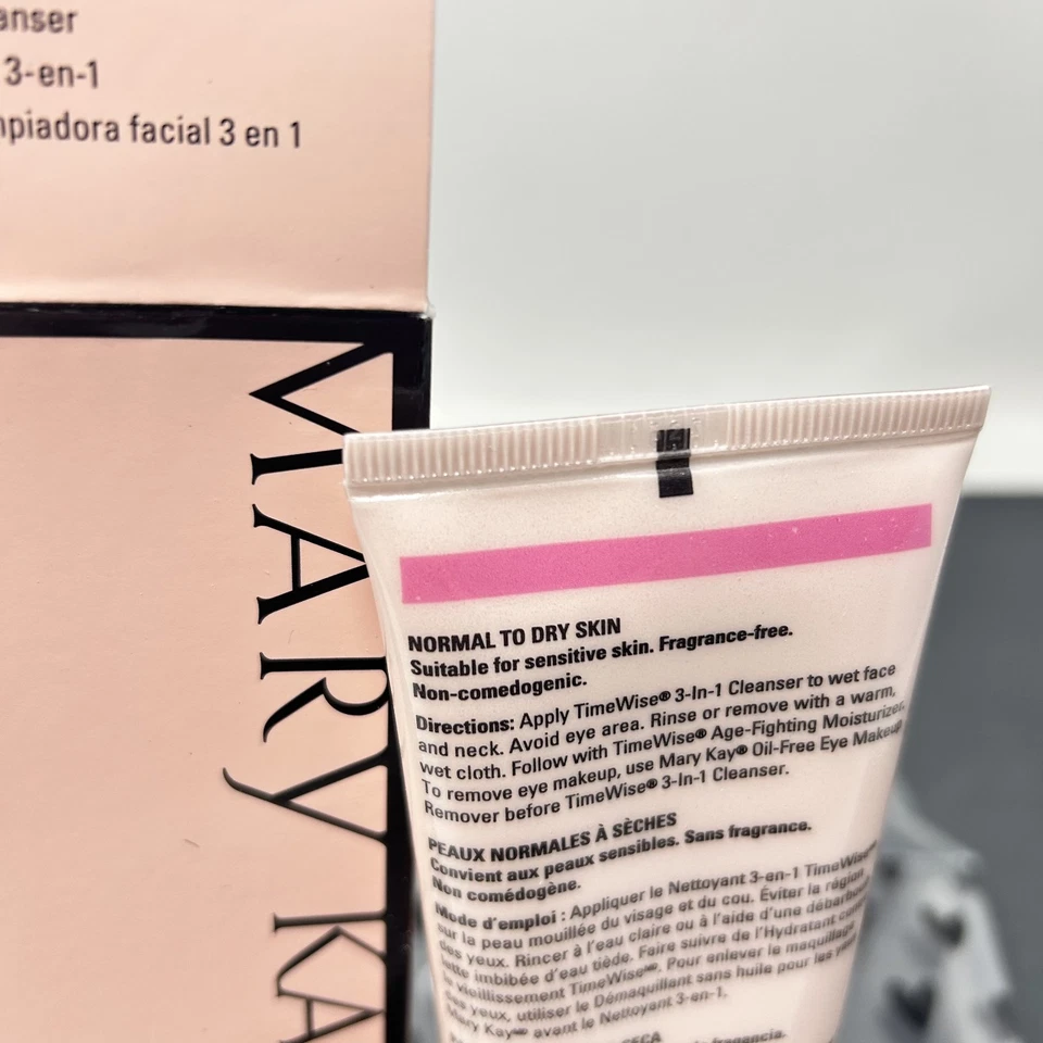 LIMPIADOR 3 en 1 Mary Kay TimeWise normal a seco nuevo en caja descontinuado NUEVO STOCK ANTIGUO Foto 3 de 3