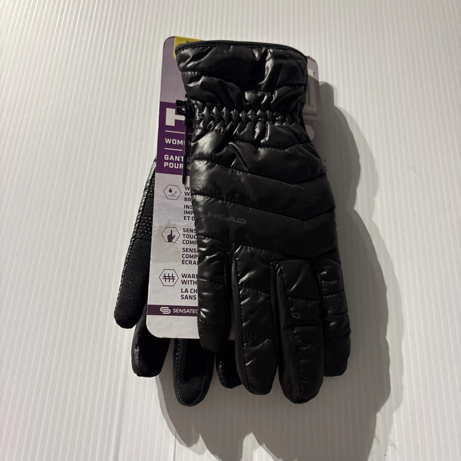 HEAD Women's Waterproof Hybrid Gloves, Small (new)