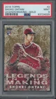 2018 Topps Legends In The Making Gold #2 Shohei Ohtani 9/50 RC Mint PSA 9