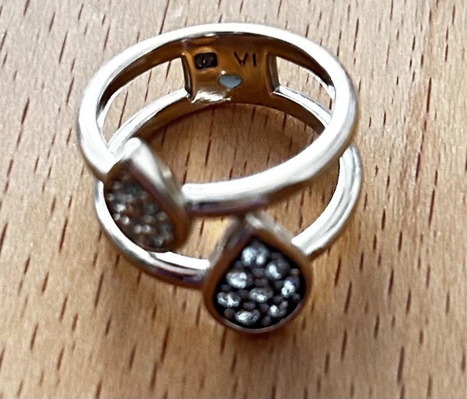 Pierre Lang Ring Drops Gr.VI - Bild 2 von 2