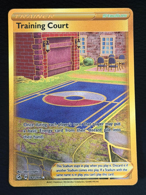 Pokémon TCG Training Court Gold 282/264 SWSH08: Fusion Strike Secret Rare