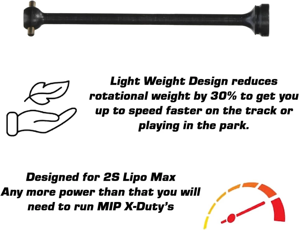 MIP C-CVD Kit Slash 2wd/Nitro Rustler/Nitro Stampede 08106 - Image 3 of 4