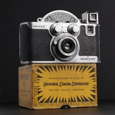 tested works Univex Mercury Model CC  Tricor 35mm f3.5 lens Vintage Camera