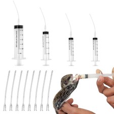 Baby Bird Feeding Syringe Set, Pet Parrot Milk 10ml 10ml 20ml 60ml