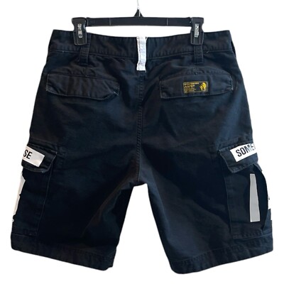 AAPE by A Bathing Ape Cargo Short Mens Black Size Medium AAPE