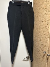 Vintage ROFFE Jett Ski Pants Womens Sz 14 Reg Black Stirrup 90s USA Made