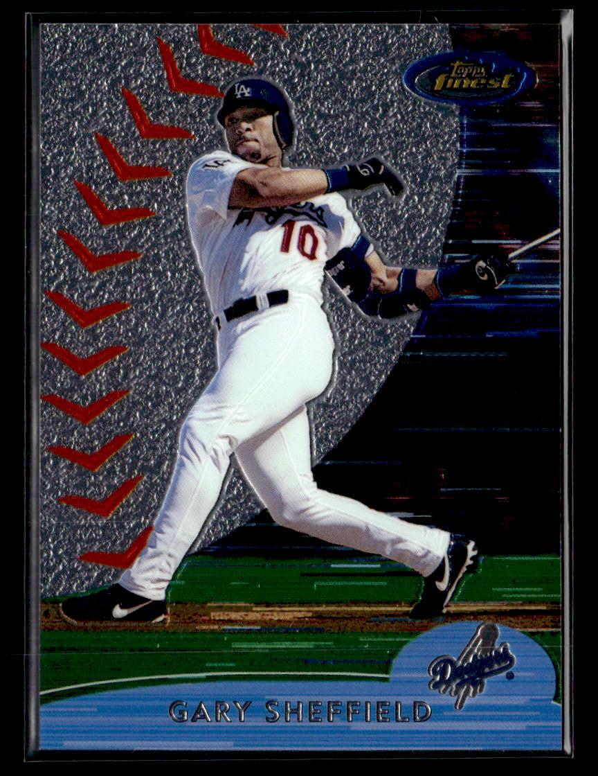 2000 Finest #66 Gary Sheffield Card Los Angeles Dodgers