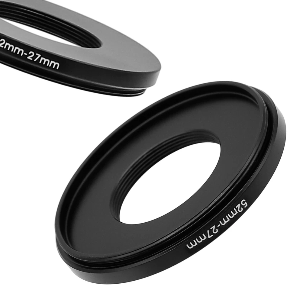 52-27mm Step-Down Ring Filter Ring UV/ND/CPL GND Lens Adapter Filter Ring - Image 2 of 4