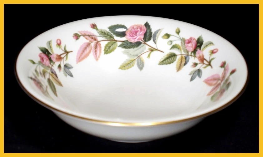 Wedgwood Hathaway Rose 6 Inch Cereal Bowls - NEW ! - Image 1 of 1