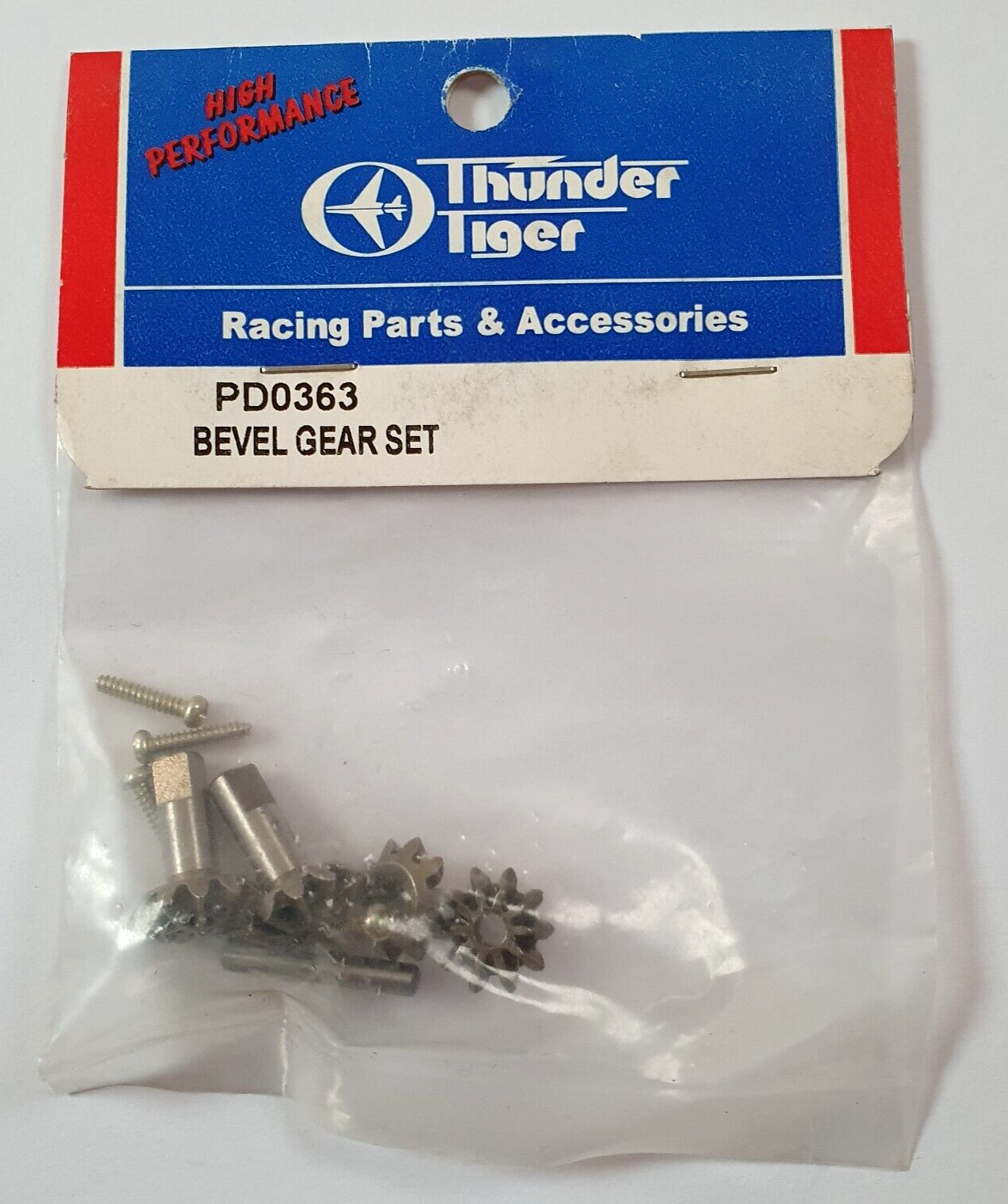 Thunder Tiger PD0363 Bevel Gear Set - NOS - Vintage RC spares EB4