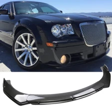 For Chrysler 300 Front Bumper Lip Spoiler Splitter Kits Carbon Fiber Style