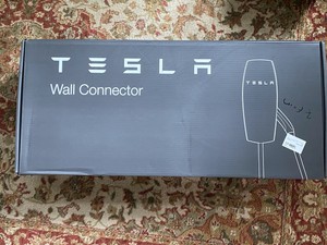 New Tesla Matte Black Wall Connector Charger Rare Elon Musk Signature