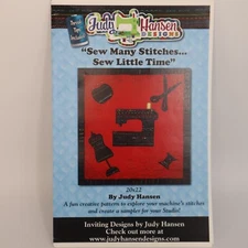 Sew Many Stitches Sew Little Time Pattern Judy Hansen Designs
