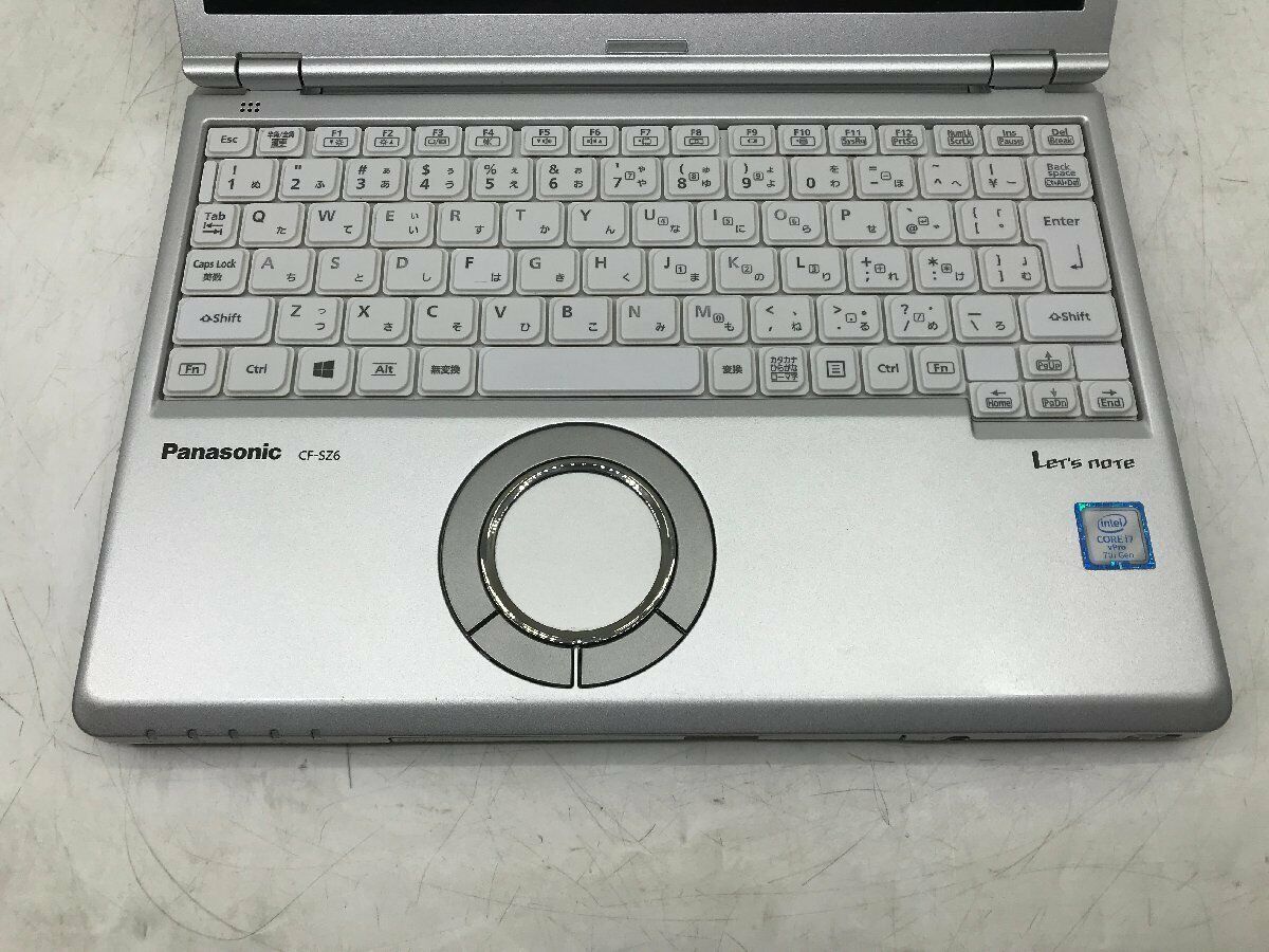 Panasonic Let'snote CF-SZ6 Core i7-7600U 16GB SSD512GB WiFi DVD Multi  Windows10P