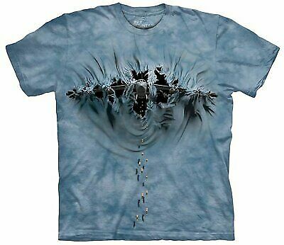 The Mountain Tie Dye T-Shirt B52 Breakthrough Bomber Plane Action Superhero