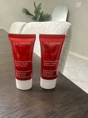 2-PACK Clarins Super Restorative Redefining Body Care 1 oz each