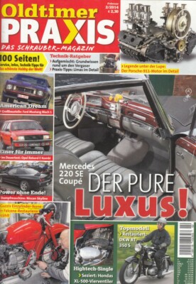 OP1402 + HONDA XL 500 + DKW RT 350 S + GUZZI Falcone + Oldtimer Praxis 2/2014