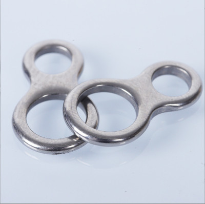 50Pcs Stainless Steel Figure 8 Solid Fishing Rings BIG GAME Saltwater ...