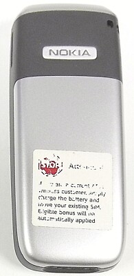 Nokia 2610 / 2610b - Silver and Black ( AT&T ) Cellular Candybar