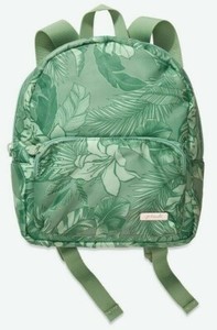 sage green mini backpack