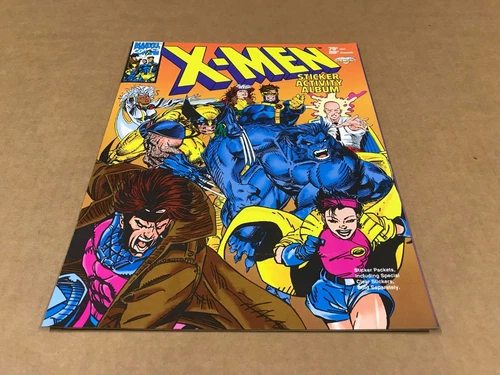 NOS Vintage Diamon Marvel Comics X-Men Sticker Activity Album Unused
