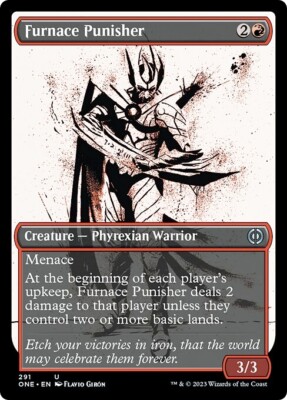 Showcase FURNACE PUNISHER x4 mtg NM-M Phyrexia All Will Be One 4 Unc