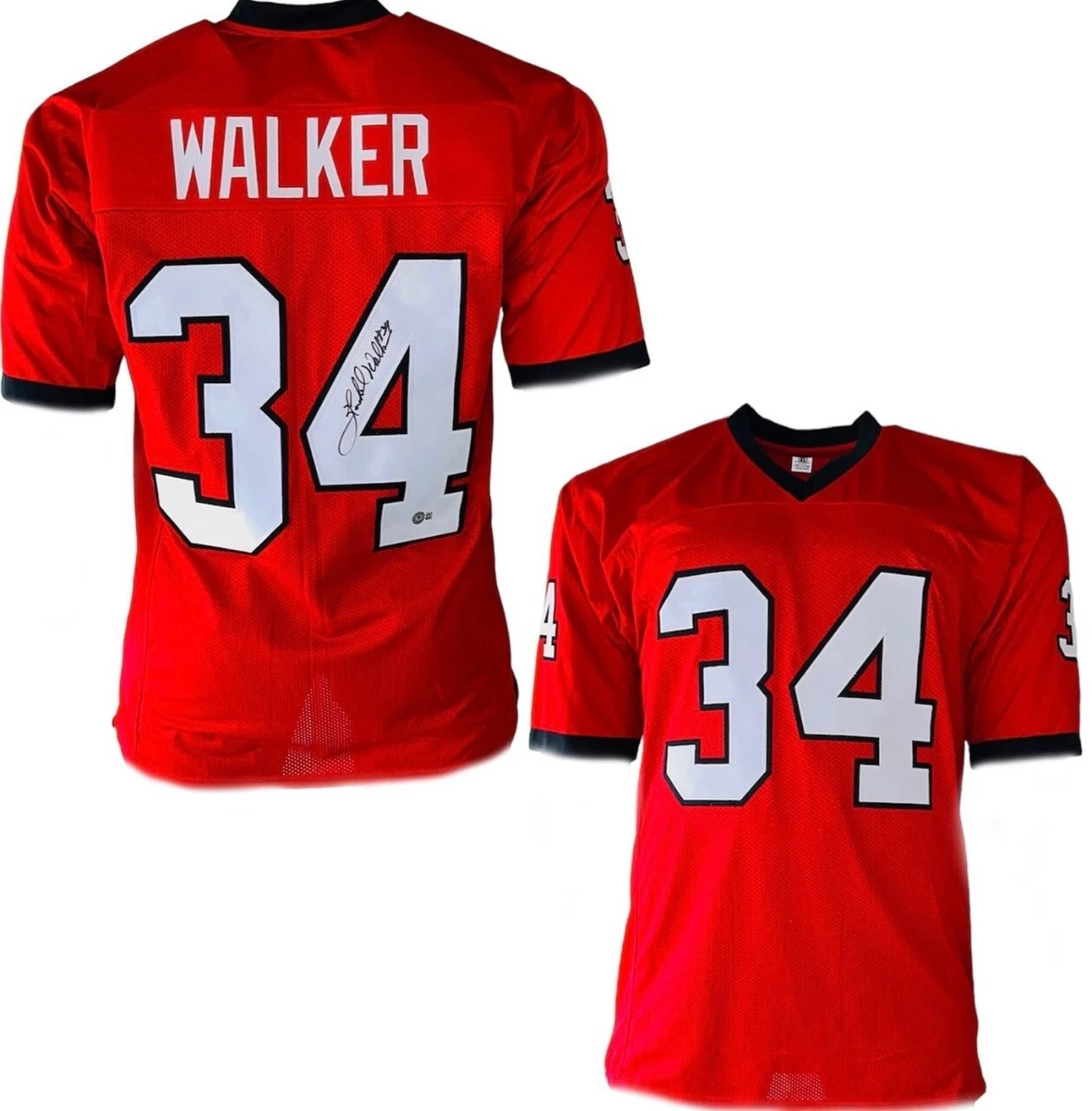 Herschel walker autographed jersey sales