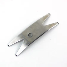 Guitar multi spanner wrench- fixes for jacks, pots, switches ,Engraved pattern N