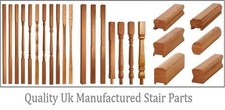 White Oak 41mm Stop Chamfer Stair and Landing Balustrade Kit - UK Manufactured!
