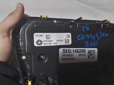 Chrysler 200 2015-2017 Shifter A/C Climate Control Switch