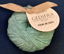 (159 €/kg): 50 g Gedifra FIOR DI SETA, filato di seta, Fb. 01258 turchese #5926