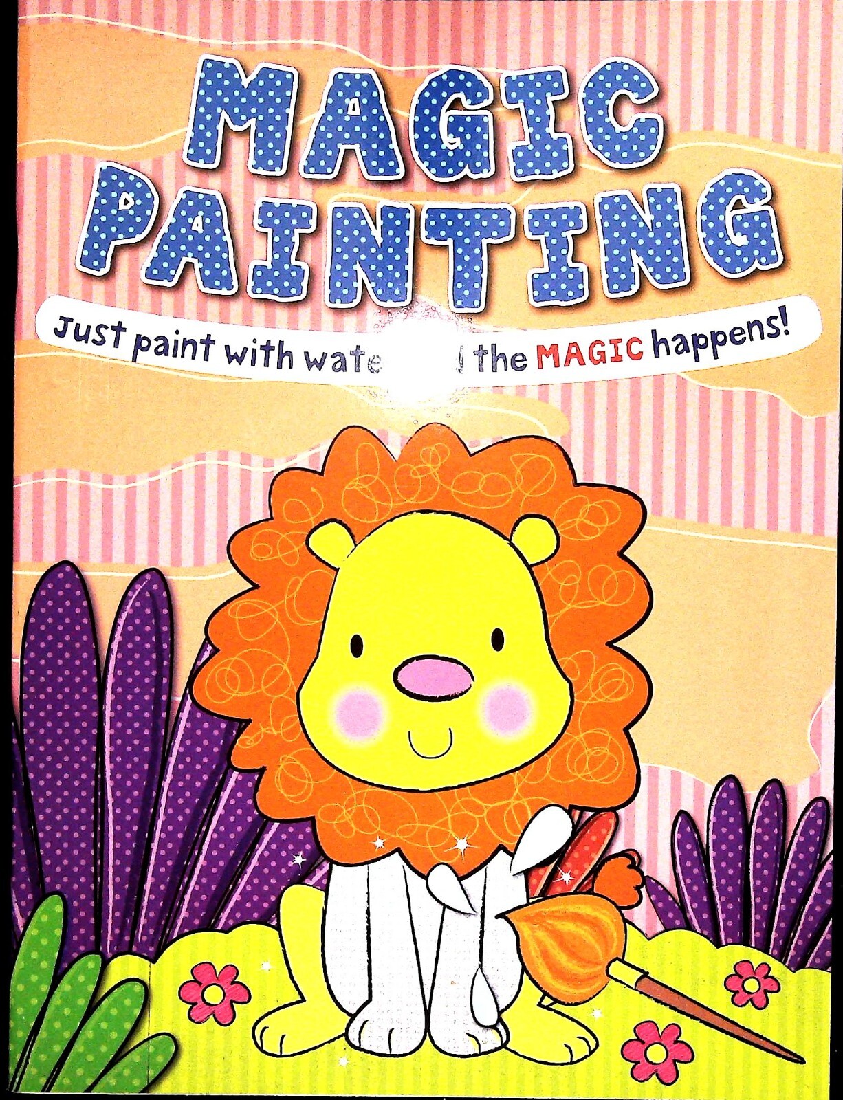 Magic Painting Book Just Paint with Water Kids Children's Activity Colouring NEW