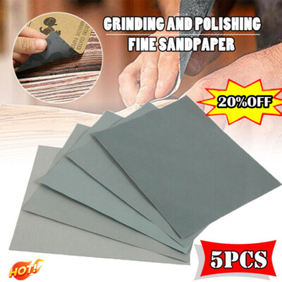 5x 2000 2500 3000 5000 7000 Mix Wet and Dry Grit Sandpaper Sheets  DE