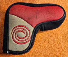 ODYSSEY BLADE PUTTER HEADCOVER BLACK - RED - GRAY