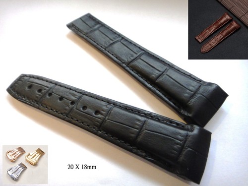 20mm genuine leather strap band 