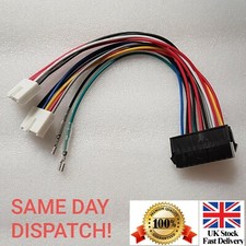 20P ATX To 2 Port 6Pin AT PSU Converter Power Cable For Computer 286 386 486 586