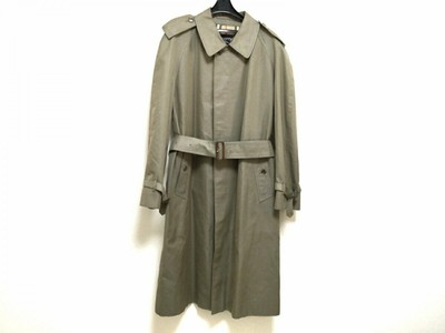green burberry coat