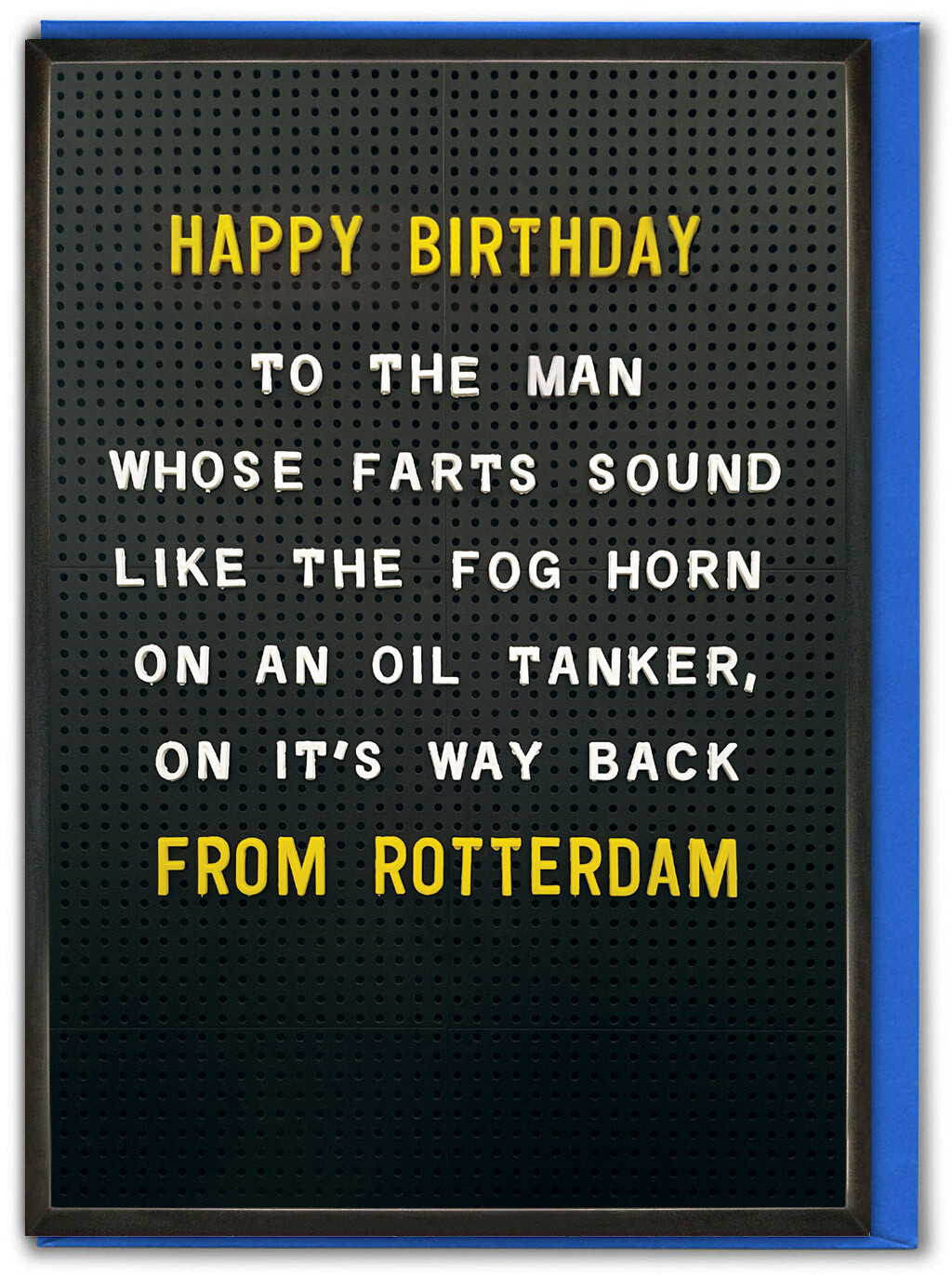 Funny Birthday Greeting Card Cheeky Amusing Fart Joke Silly Humour