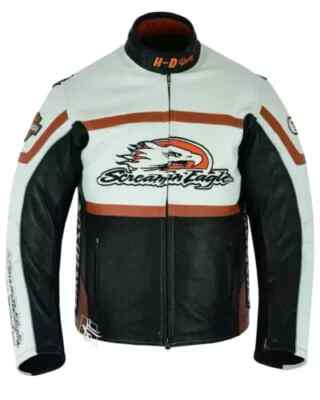 Harley Davidson Men's Raceway Screaming Eagle leather jacket
