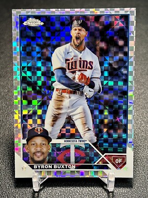 2023 Topps Chrome XFractor Byron Buxton Minnesota Twins #28 | eBay