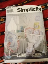 Simplicity Craft Pattern 7646 Baby Room Essentials Ducks Rain Umbrella Uncut