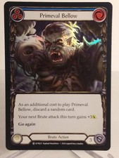 Primeval Bellow Blue Pitch Rainbow Foil NM Unlimited Welcome to Rathe FAB