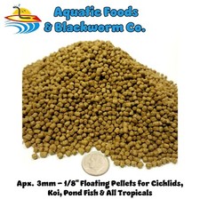 12-lbs 3mm Floating Pellets, Cichlids, Discus, Koi, Pond Fish, Tropicals Zeigler