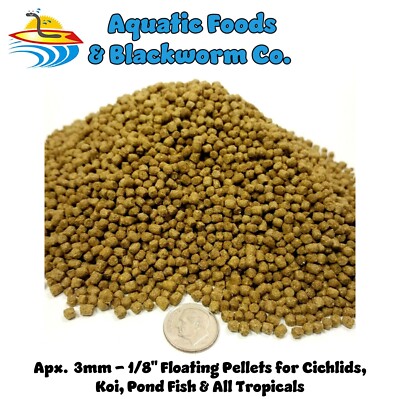 12-lbs 3mm Floating Pellets, Cichlids, Discus, Koi, Pond Fish, Tropicals Zeigler
