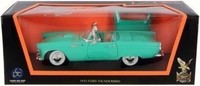 Gadget -D- Lucky Die Cast: 1955 Ford Thunderbird Verde Lucky Die Cast