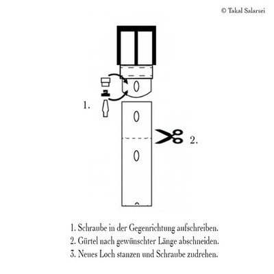 Ledergürtel 100cm Weiß aus echtem Leder Jeansgürtel Vascavi Made in Germany